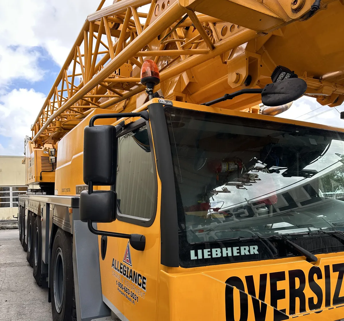 Liebherr mobile crane inspected by the Safe-Way Services team